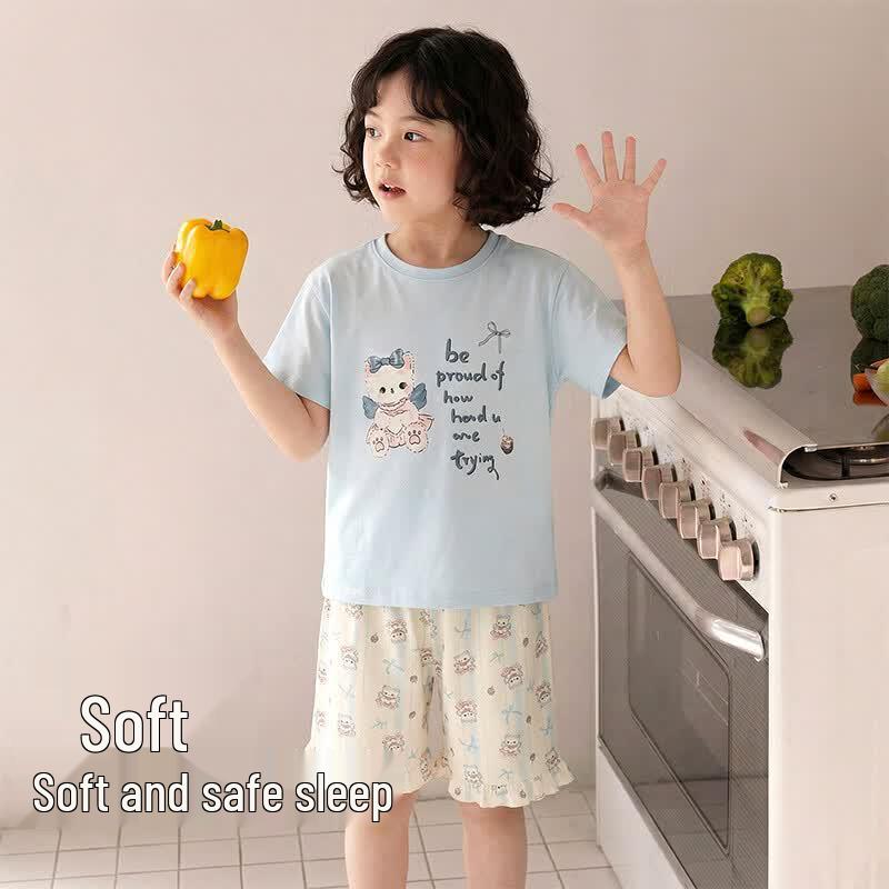 ZISEHY Girls' Pure Cotton Pajamas