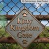 2D Flat, 1pc Cat Kingdom Themed Vintage Metal Wall Sign - Retro Feline Decor with Irregular Cat-Shaped Cutouts Suitable for Entryway, Living Room