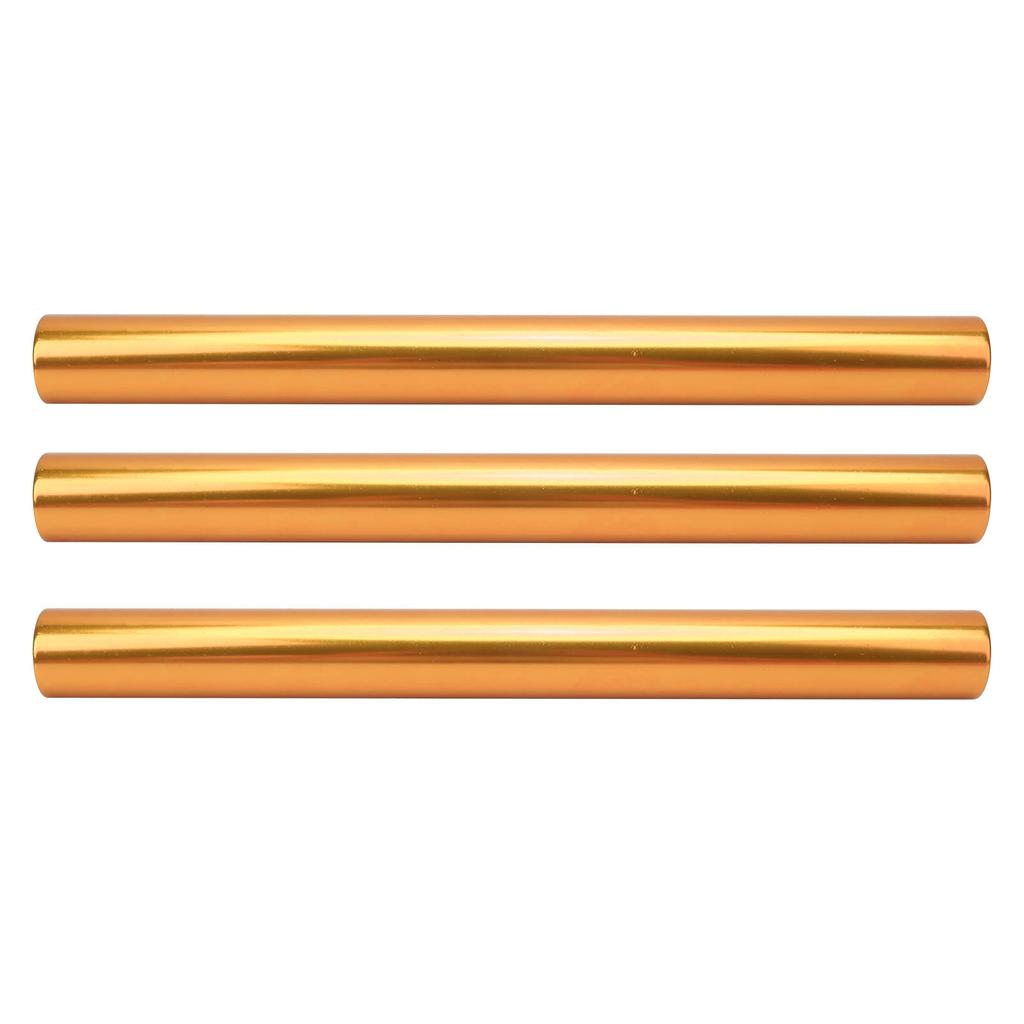 3pcs Relay Baton Aluminium Alloy Track and Field Running Race Baton Sports Game PropsOrange