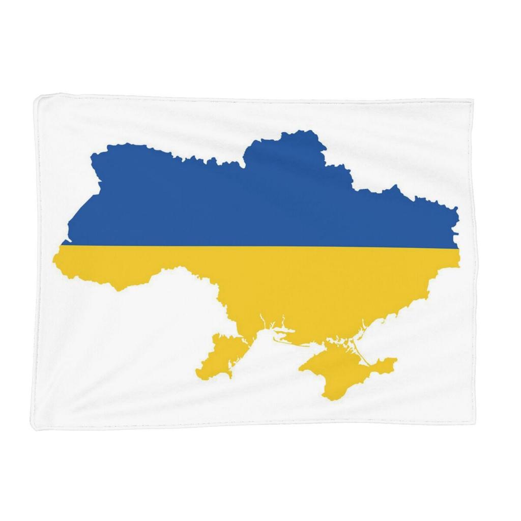 Flag Of Ukraine Blankets Soft Warm Flannel Throw Blanket Bedspread for Bed Living room Picnic Travel Home Couch