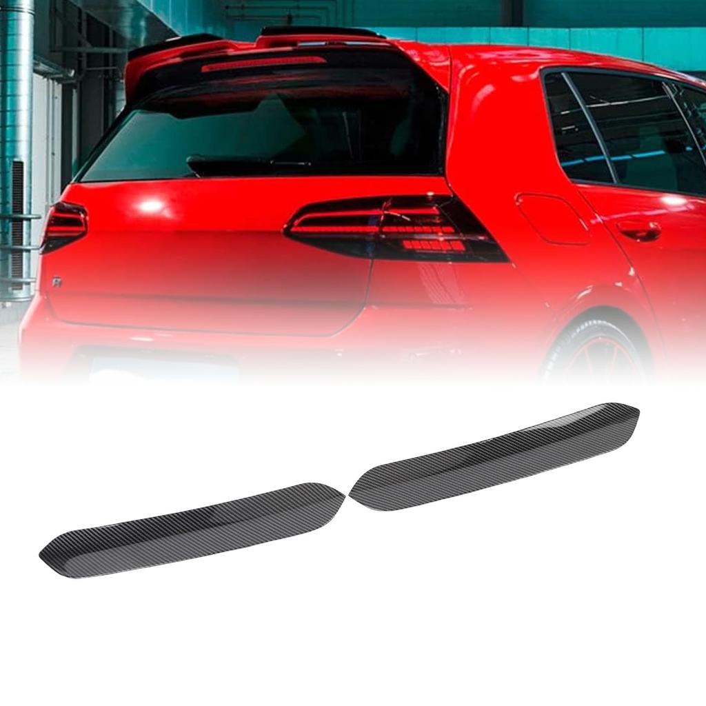 1 Pair Rear Roof Spoiler Weather Proof Tail Top Window Spoiler Wing Lip Replacement For VII MK7 7.5 R GTD 2012-2020