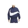 Nike Zip-Up Stand Collar Long Sleeve Jacket Men Outerwear Navy-Blue FB7878-410