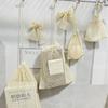 Cotton Mesh Net Bag Double Drawstring Storage Pouch for Vegetables Fruits Toys Sundries Household Organizer Household items