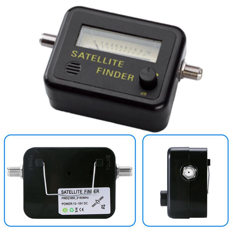 Digital Screen Satellite Finder Black Background 13-18V Dc Satellite Locator Yellow Word Satellite Dish Finder