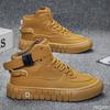 Fashion Trendy Men's Shoes 2025 Spring New Edition Daily Thick Soled Breathable Sports and Leisure High Top Board Shoes Zapatos Hombre