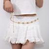Atmospheric metal waist chain, women's adjustable dress waist, multi-layer premium chain belt.
