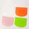 Cross Half-Circle PE Plastic Scraper: Flour, Cake, Cream Spatula & Dough Cutter for Baking