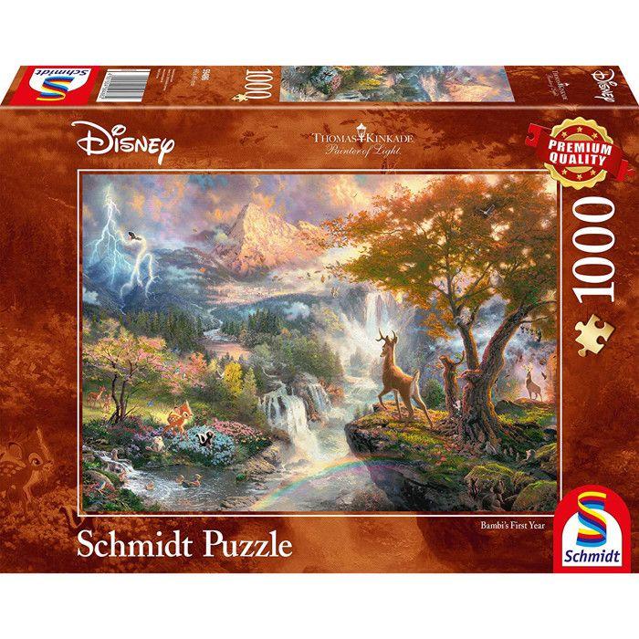 Puzzle 1000 pièces : bambi, disney