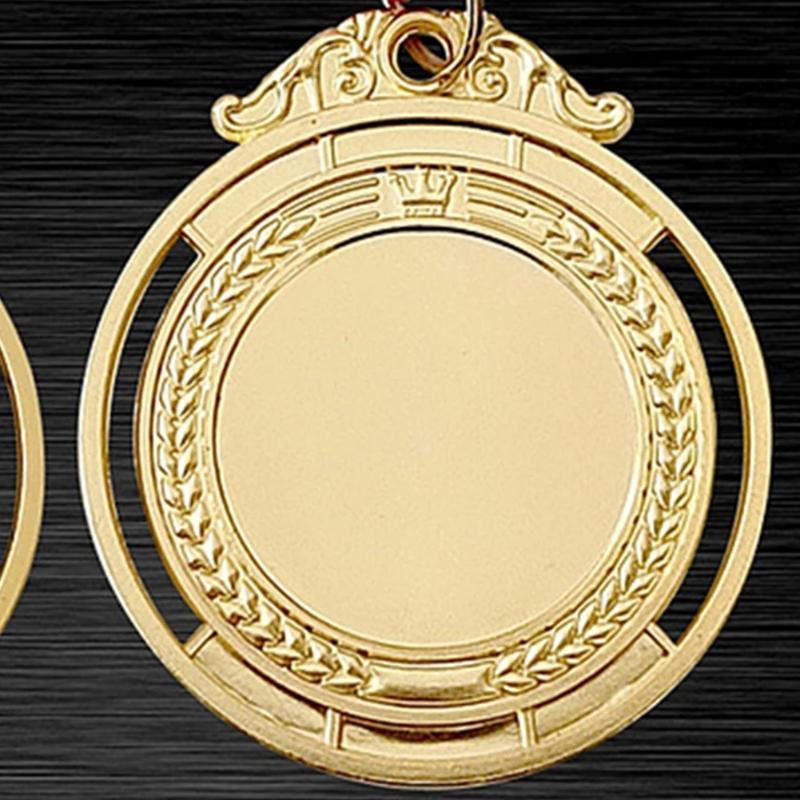 1Pcs 2" Gold Silver Bronze Award Medal Zinc Alloy Round Winner Medals With Neck Ribbon 1St 2Nd 3Rd Prizes Winner Prize Present