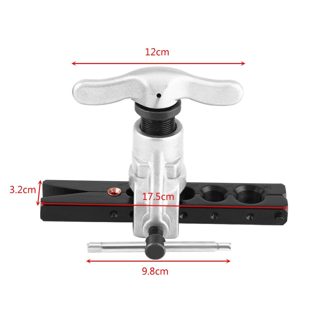 Sats med excentriska utvidgningsverktyg för metallrör 1 4, 5 16, 3 8, 1 2, 5 8, 3 4
