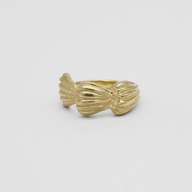 

BOLDIERE Heart leaf ring_ R20[Gold] Gold No. 18