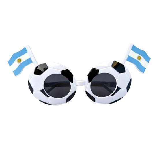 Soccer Fans Sunglasses, Football Events Stadium Sunglasses, Lightweight Football Frame, National Flag Sunglasses for Men Women Party Photo Props