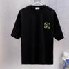 9283 Off-White Summer Men's and Women's Pure Cotton Print Oversized T-shirt Street Wear