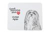 Lhasa Apso - Mouse Pad with Print, Personalized Dog-themed Mouse Pad, Unique Gadget for an Office Worker by Art-Dog Brand