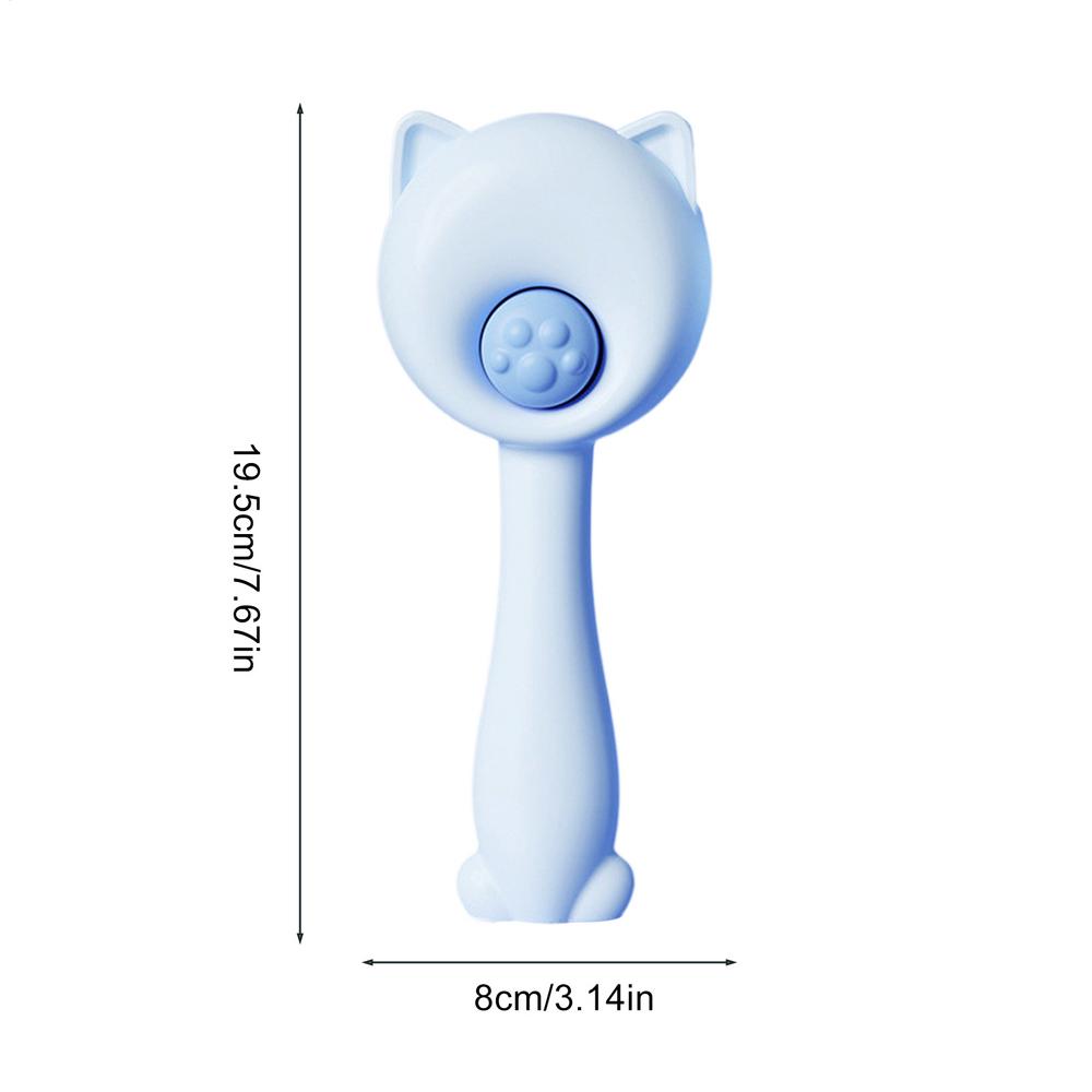 

Cat Grooming Brush Gentle Cleaning Massage Tool Pet Brush Hair Remover For Family Friends Small Dogs Puppy Kitten Indoor Home синій