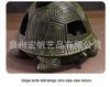 Retro Creative Turtle Ashtray with Lid - Unique Resin Ornament for Home, Bar, or Office