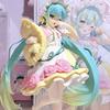 2025 New Product Hatsune Miku Figurine Fairy Tale Wonderland Sleeping Beauty Rabbit Hatsune Anime Desktop Figurine Decoration