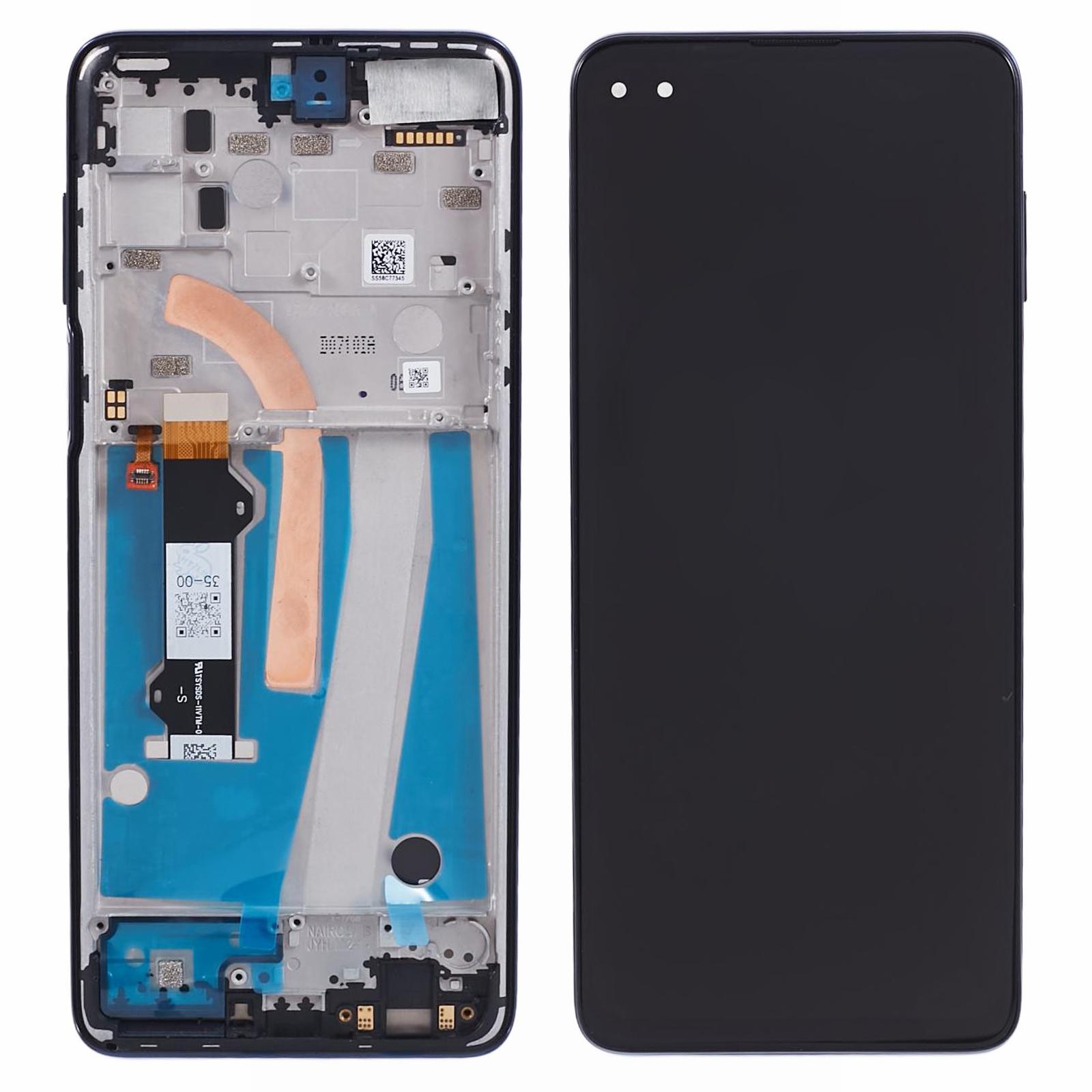 

For Motorola Moto G 5G Plus XT2075 Grade B LCD Screen and Digitizer Assembly+Frame Replacement Part (without Logo) Blue
