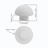 Toilet Lid Accessories Brand New Toilet Seat Buffers Pack /white ;Stop Bumper