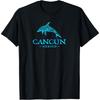 Cancun Mexico Colorful Dolphin Boys Girls Men Women Souvenir T-Shirt