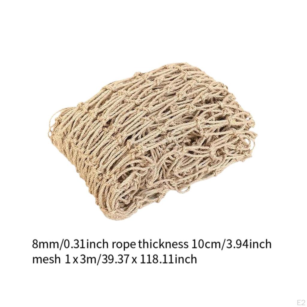 Jute Net Anlage Unterstützung Netting 1x3 Meter Hinterhof Zaun Spalier Garten