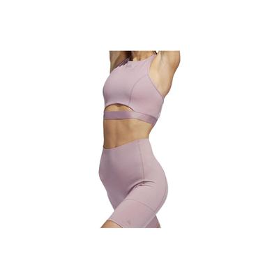 Solid Color Medium Support Bra And Panty Set Women Underwear Purple H56860