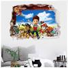 Cartoon 3d Paw Patrol Wall Stickers For Kids Rooms Living Room Boys Girls Children Bedroom PARTY DIY Home Decor