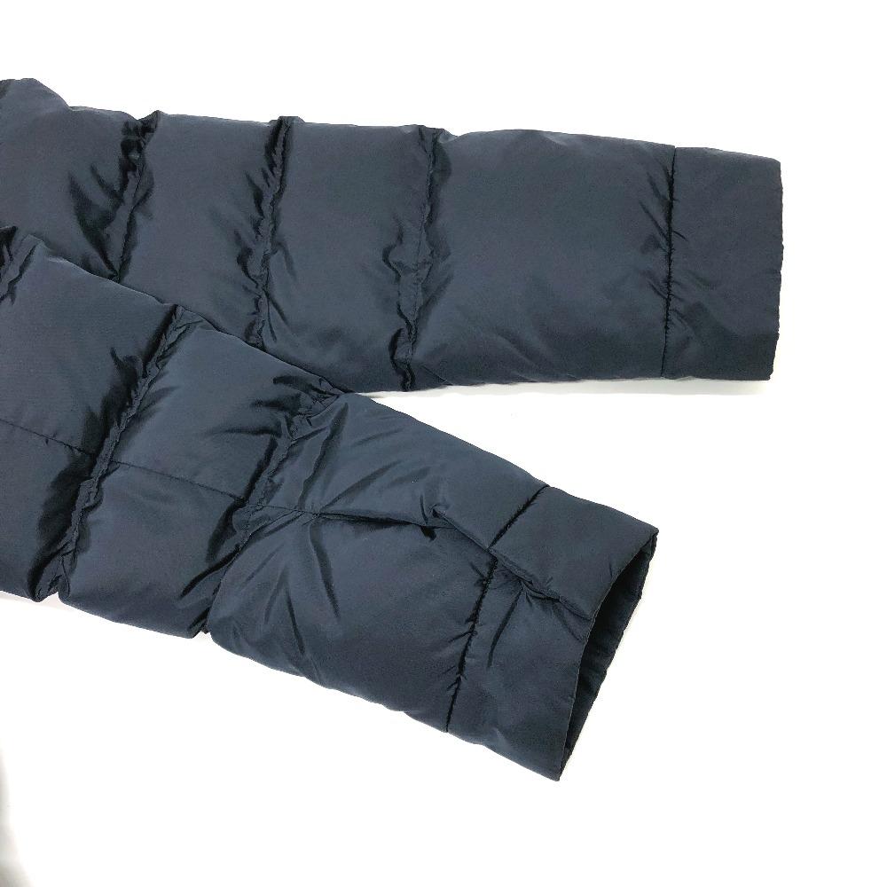 Prada Jaqueta de Penas de Pelo para Baixo / Nylon Azul Marinho