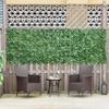 Set of Two 300 Cm Artificial Leaf Hedges