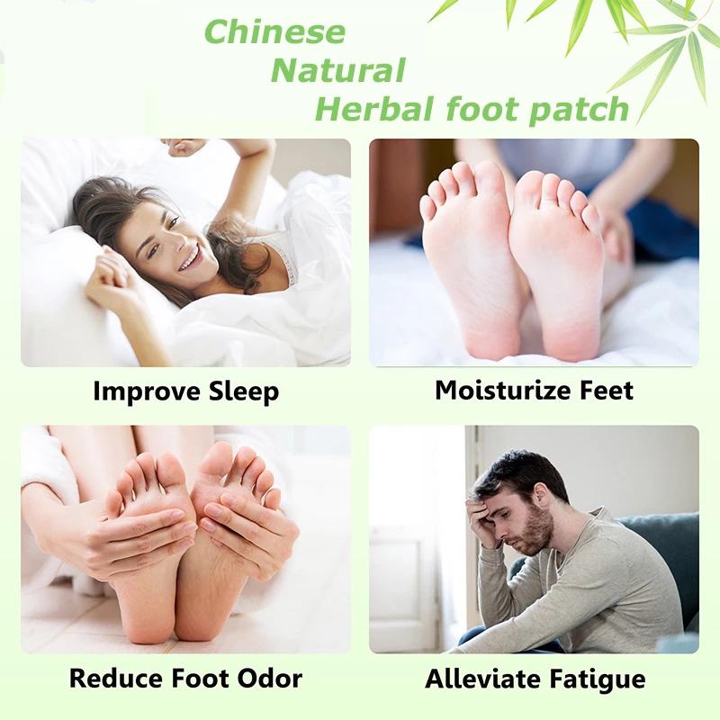 1/10pcs Wormwood Detox Foot Patches Health Body Pain Relieving Foot Patch Effective Improve Sleep Quality Organic Detox Beauty Feet Patch