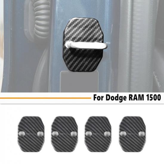 Защитные накладки на замки дверей автомобиля для Dodge Ram 1500 10-25 Аксессуары Карбон