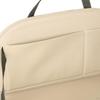 Car Back Seat Organizer with , PU Leather Heavy Duty Dining Storage Kick Mats Holder Cup