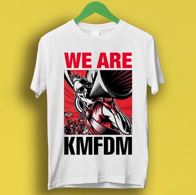 Kmfdm Jsme Kmfdm Industrial Front 242 Die Krupps Mdfmk Ebm Tričko P561