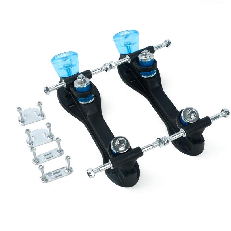 

Двухрядные роликовые коньки с регулируемым тормозом и треугольным основанием Size 3 (fits size 35-36 shoes)