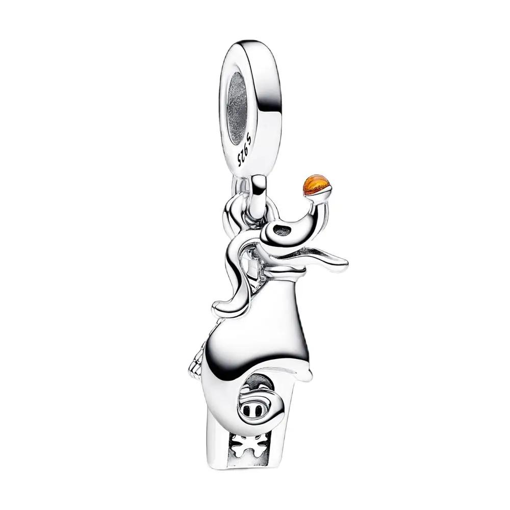 Neues Miniso Disney Donald Duck Minnie Charm 925 Silber Armband Halskette DIY Schmuck Geschenke für Frauen
