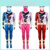 Power Mighty Morphin Rangers Costume Cosplay Dress Party Jumpsuit Superhero