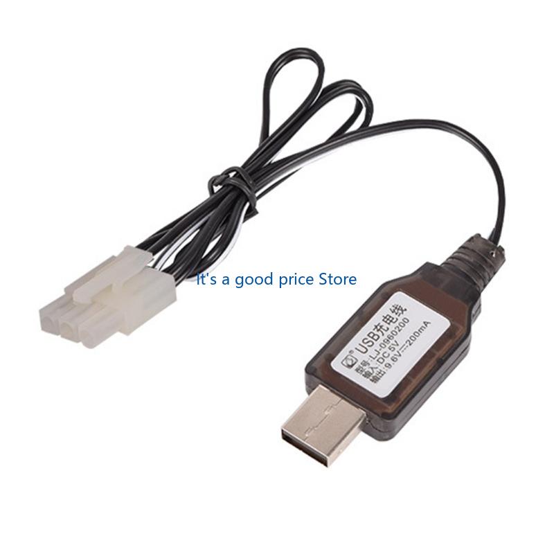 

Intelligent USB Fast Cable for 9.6V 200mA NiMH NiCD Batteries Auto Shutoffs and Safety Circuit Protections CHINA