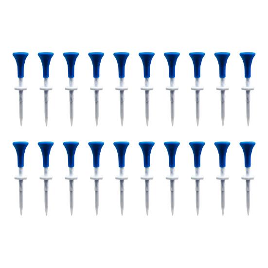 

20Pcs Golf Tee Height Adjustable Sharp Tip Plastic Golf Holder Golf Training Aid Driving Range Indoor Outdoor Golf Spike Set 20PCS