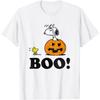 Peanuts Halloween Snoopy Woodstock BOUH! T-shirt