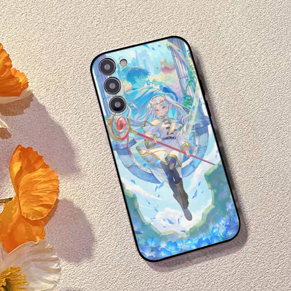 Anime F-Frieren Cute Phone Case For Samsung Galaxy A73,A72,A71,A70,A53,A52,A51,Others Soft Black Cover