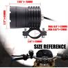 Motorcycle Driving Lights 12-60V 40W 3600LM LED Fog Lights for ATV UTV Bike Car Truck Boat Forklift Waterproof LED Spotlights with 6 Light Beads High