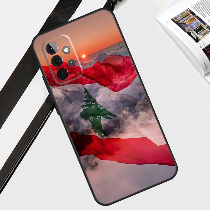 Lebanon Flag Map Case For Samsung Galaxy A12 A22 A32 A52 A56 A36 A26 A16 A06 A54 A34 A14 A13 A53 A15 A35 A55