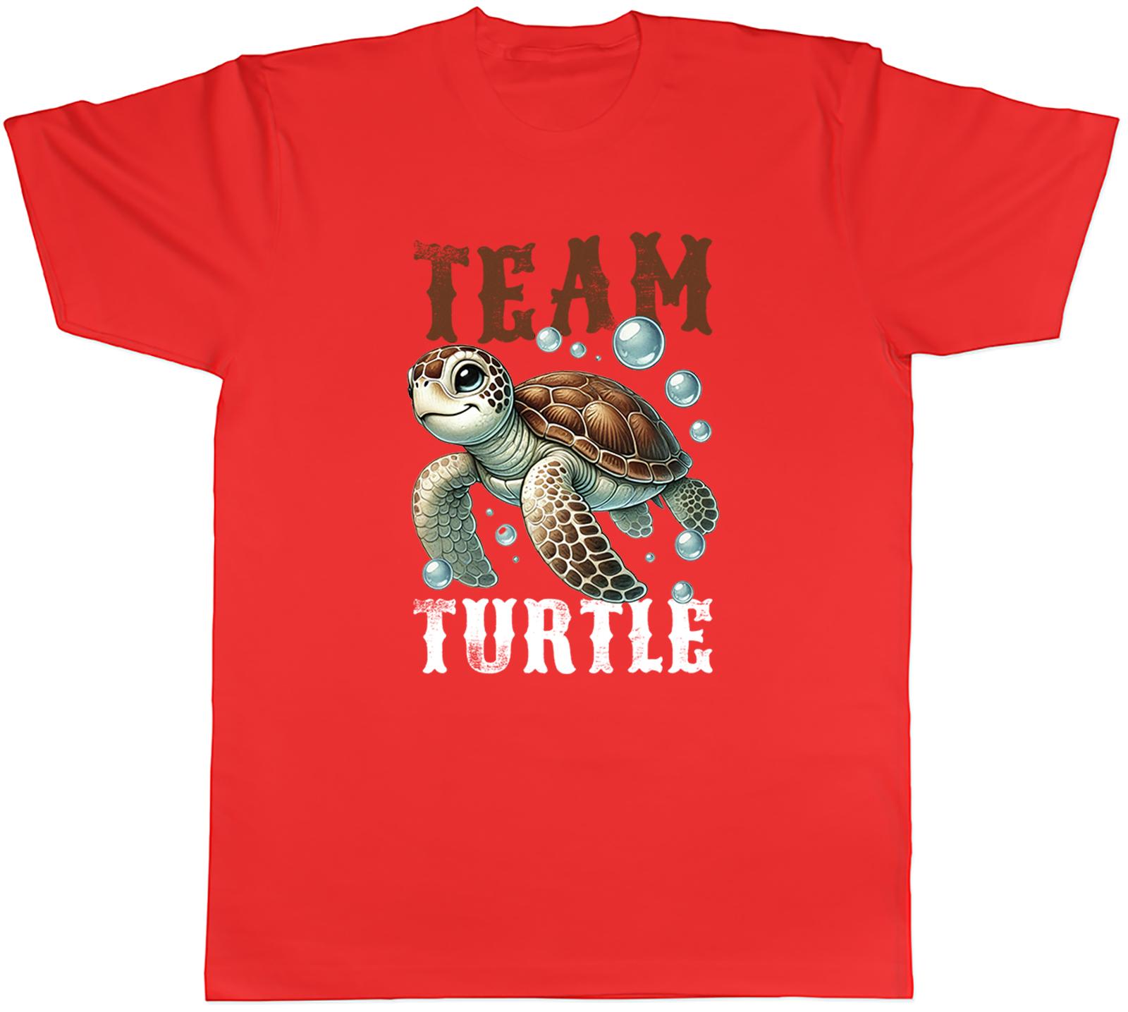 Team Turtle Mens TShirt Tee Gift Top S