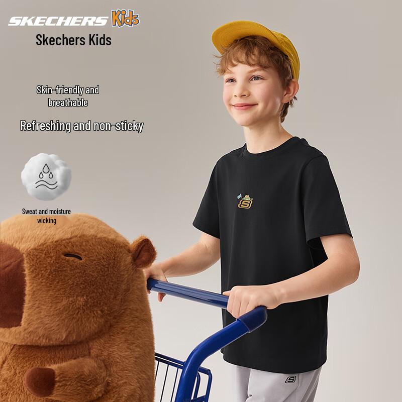 Детская дышащая футболка Skechers с принтом капибары 4XL