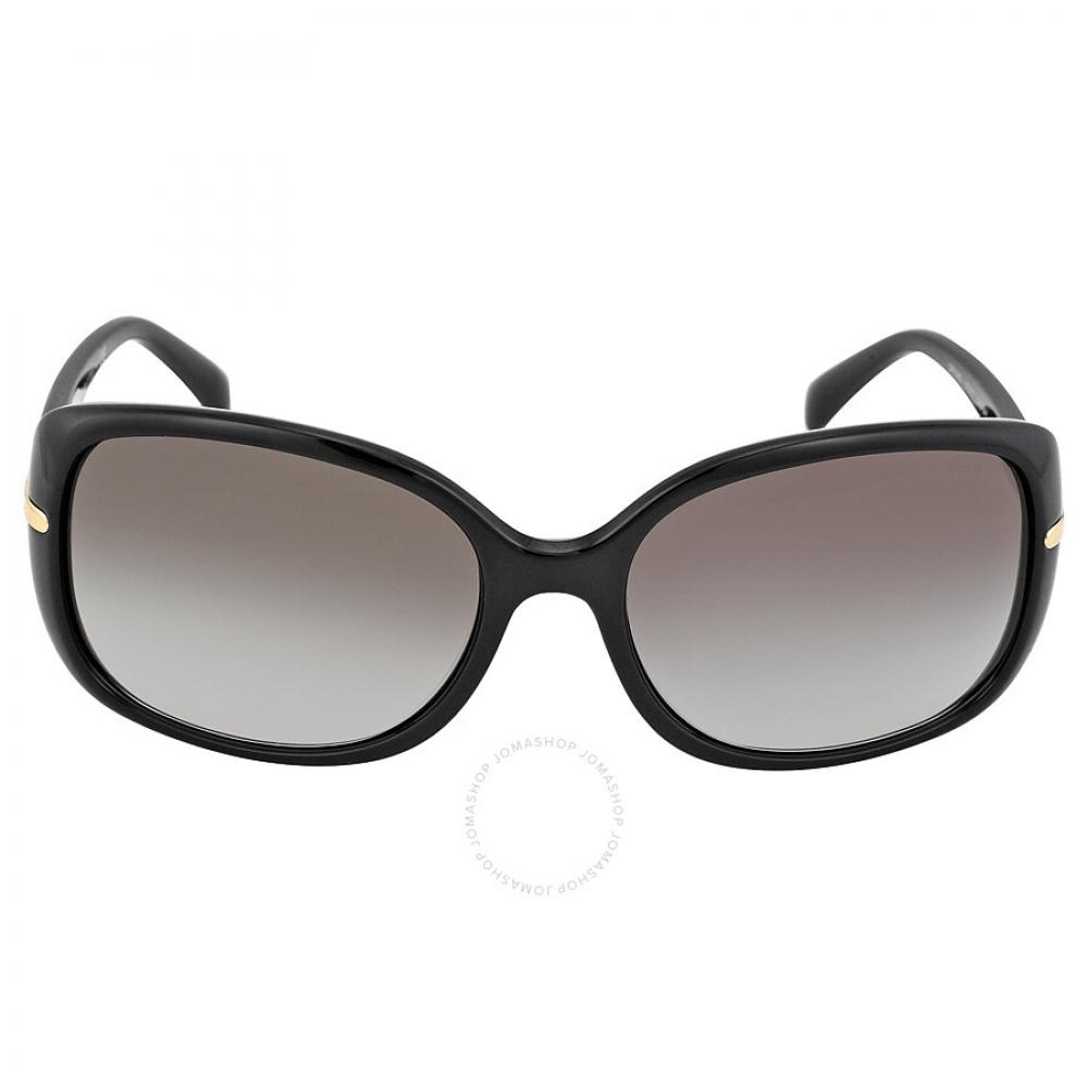 

Prada 57mm Black Plastic Rectangular Sunglasses PR 08OS 1AB0A7 57