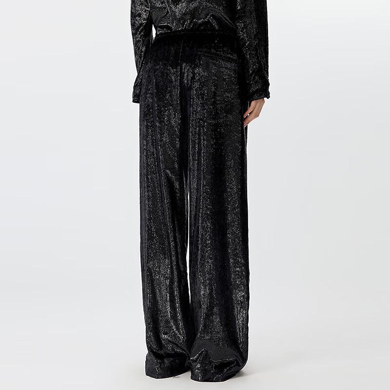 JNBY 2025 Spring Women's Loose Straight Casual Pants