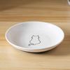 Ceramic Cat Plates With Silicone Anti Slip Pad Pet Cat Snack Bowl Cute Kitten Food Bowl Pet Kitten Water Bowl Pet Supplies
