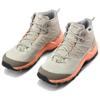 DECATHLON MH500 Comfortable and versatile non-slip and wear-resistant mid-top trekking shoes for women in light grey