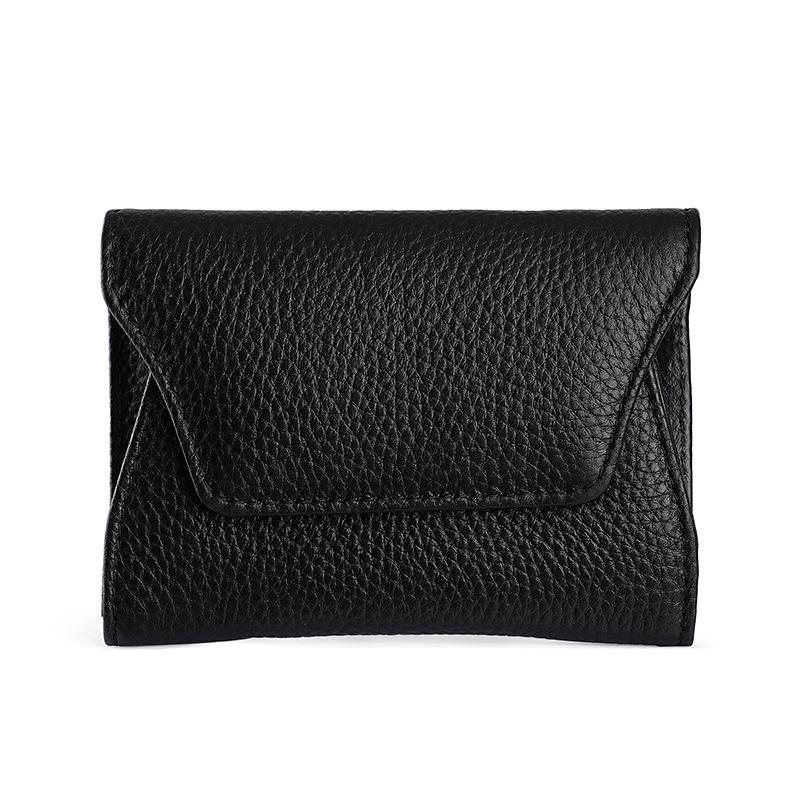 Porte-monnaie et porte-cartes en cuir de vachette japonais: Sac de Rangement Unisexe en Cuir Véritable