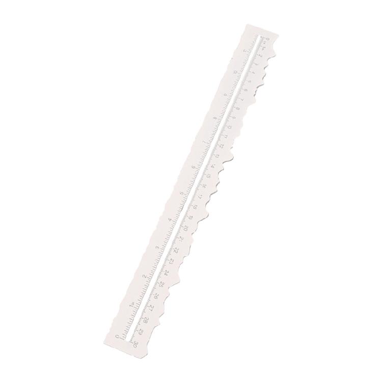 

Metal Craft Ruler Paper Tearing Ruler for Embossing Scrapbooking Jagged Edged Ruler for Card Making School Craft Project 1